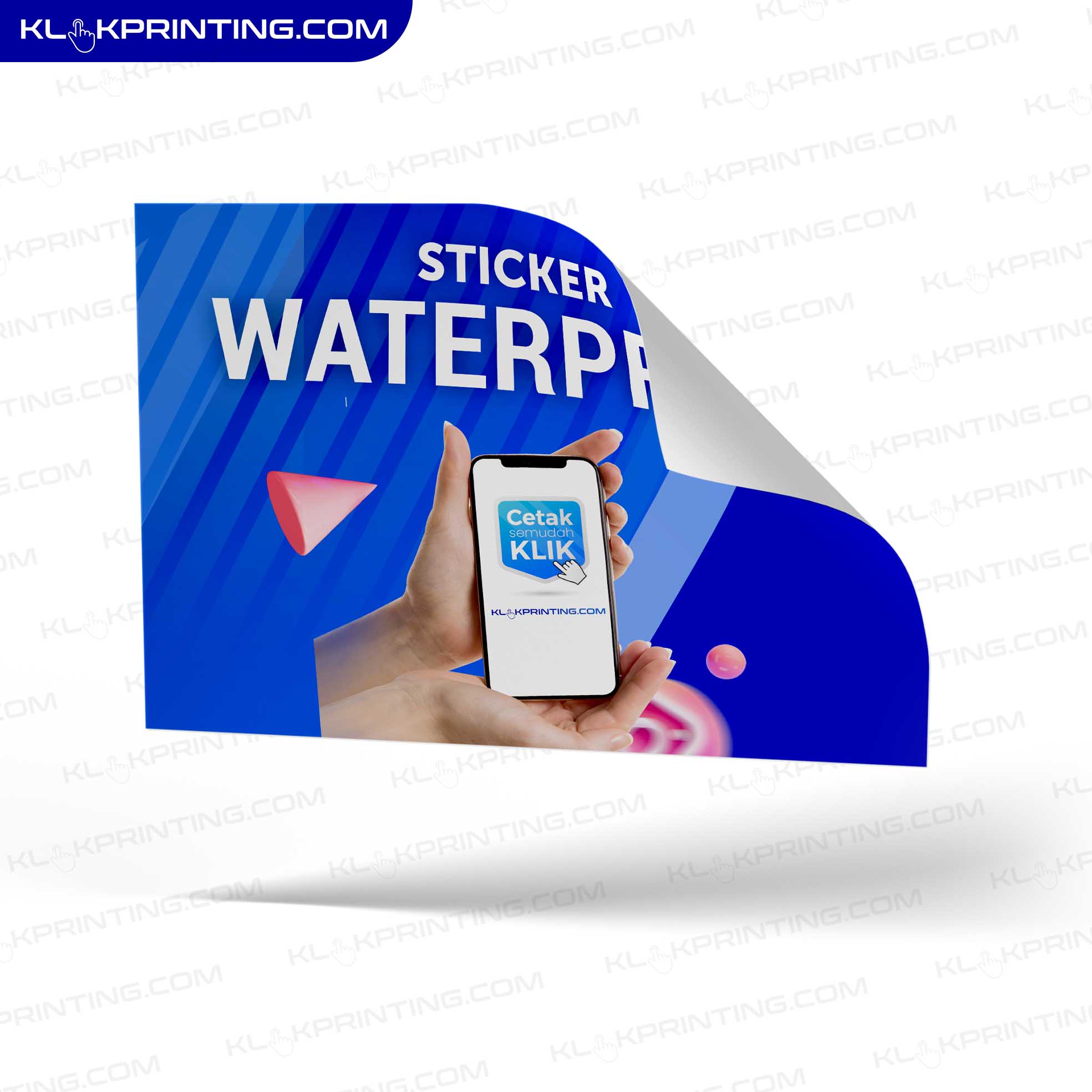 Stiker Glossy UV-C Stiker glossy standard Cetak stiker Spanduk / Banner Outdoor Indoor Medan