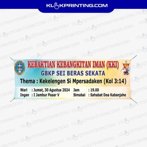 Spanduk Kebaktian & Natal