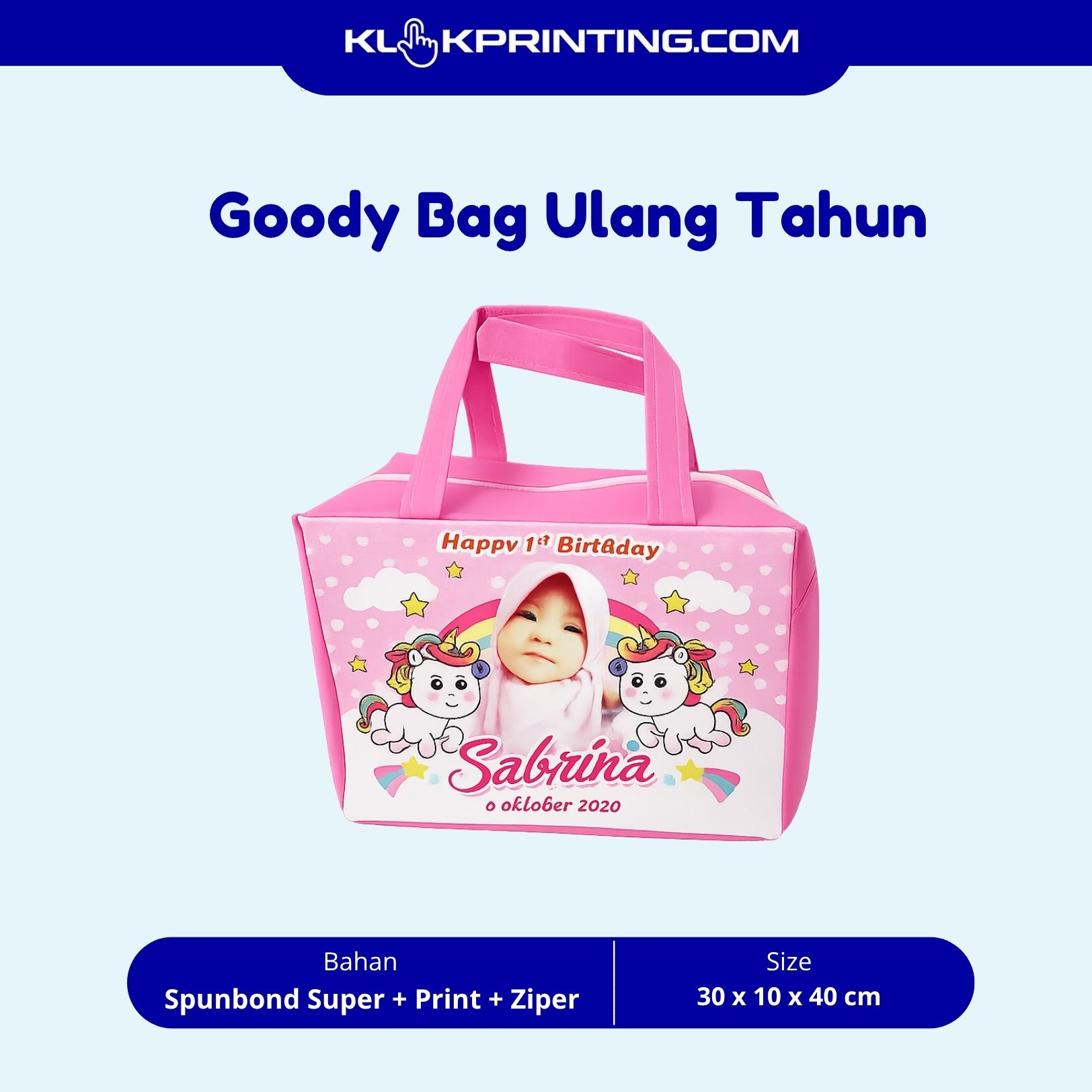 Tas Ulang Tahun uk. 30x10x40cm-1