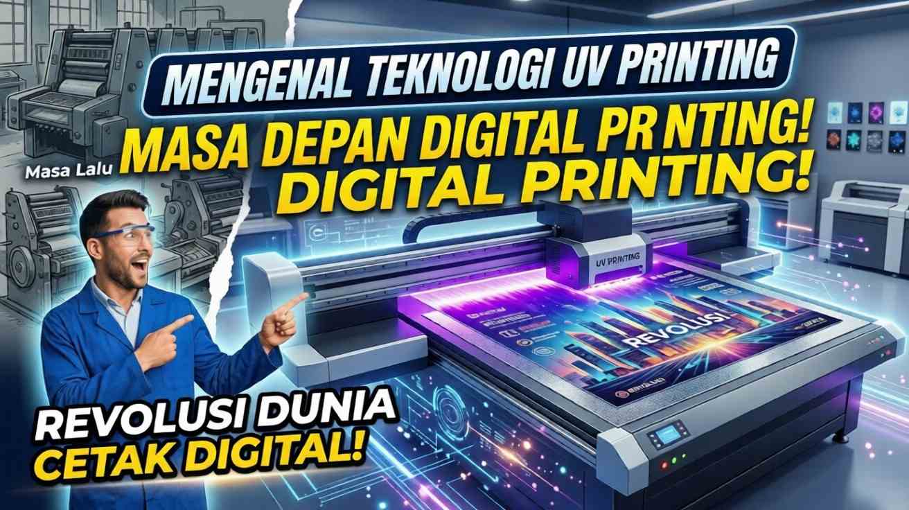 Mengenal Teknologi UV Printing Masa Depan Dunia Cetak Digital
