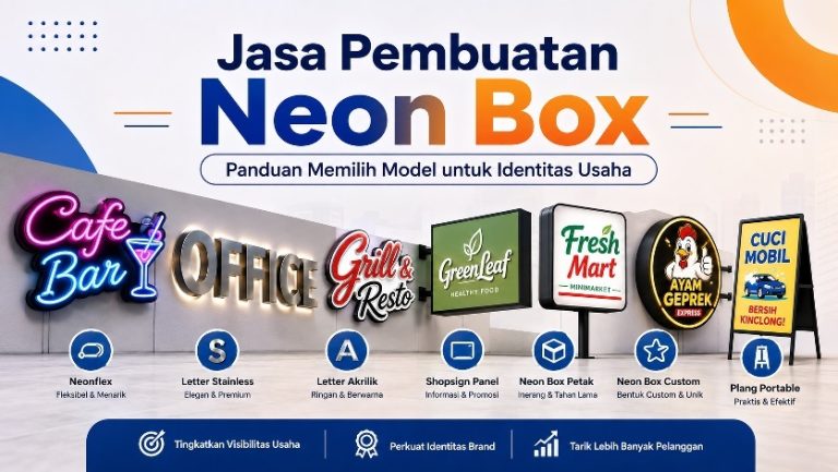 Jasa Pembuatan Neon Box medan